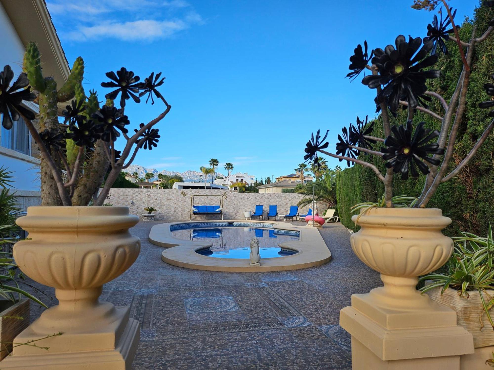 Villa Tres Palmeras En Alfaz Del Pi , Albir, Benidorm L'Alfàs del Pi Exterior foto